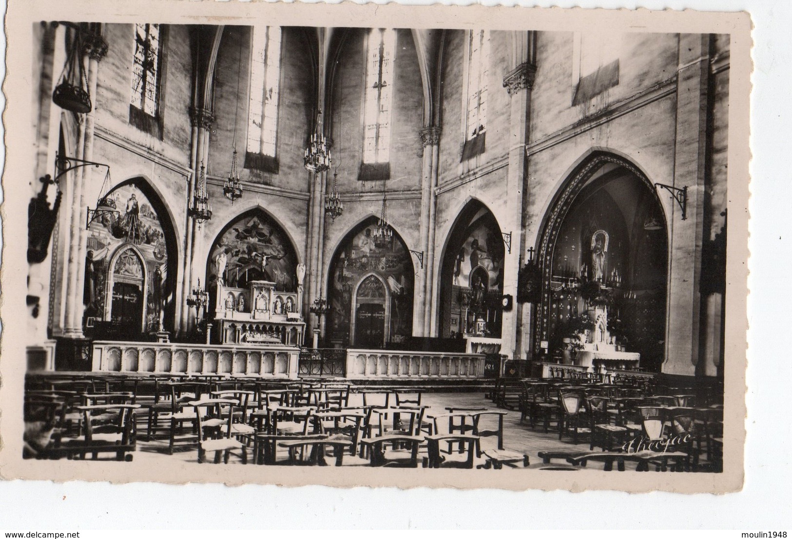 81 - Saint Sulpice La Pointe Tarn  Intérieur De L’église Du XIVe - Saint Sulpice