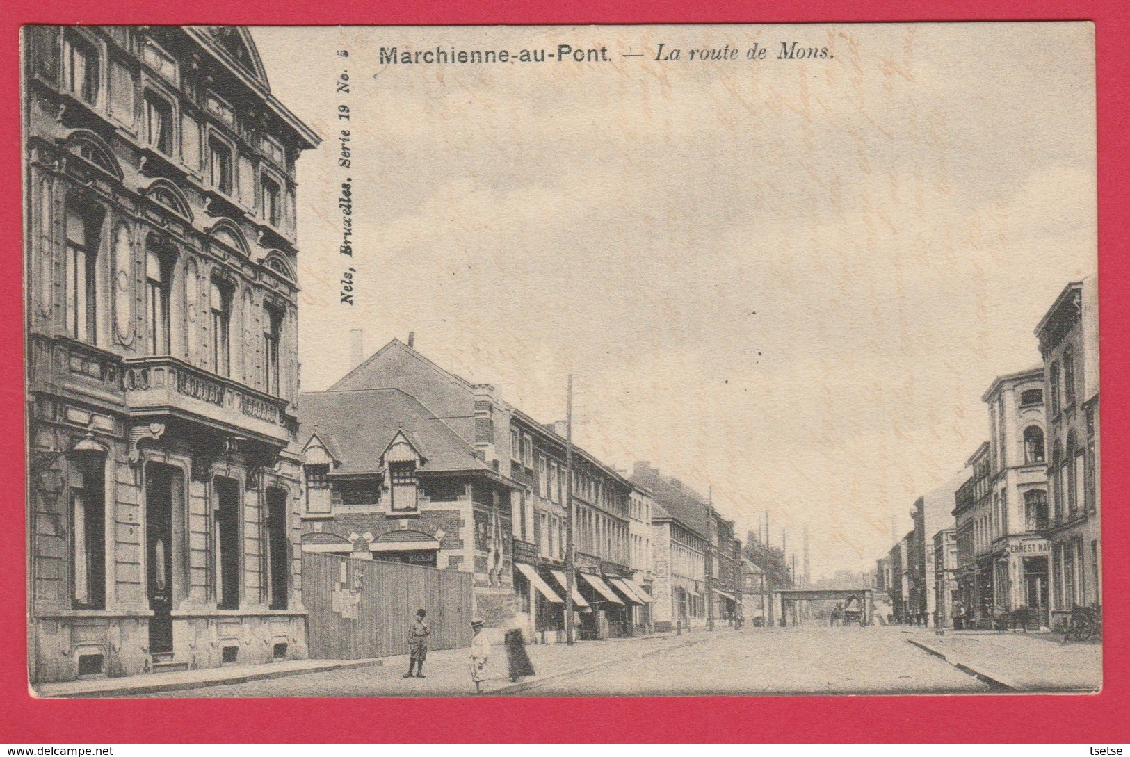 Marchienne-au-Pont - La Route De Mons - 1903 ( Voir Verso ) - Charleroi