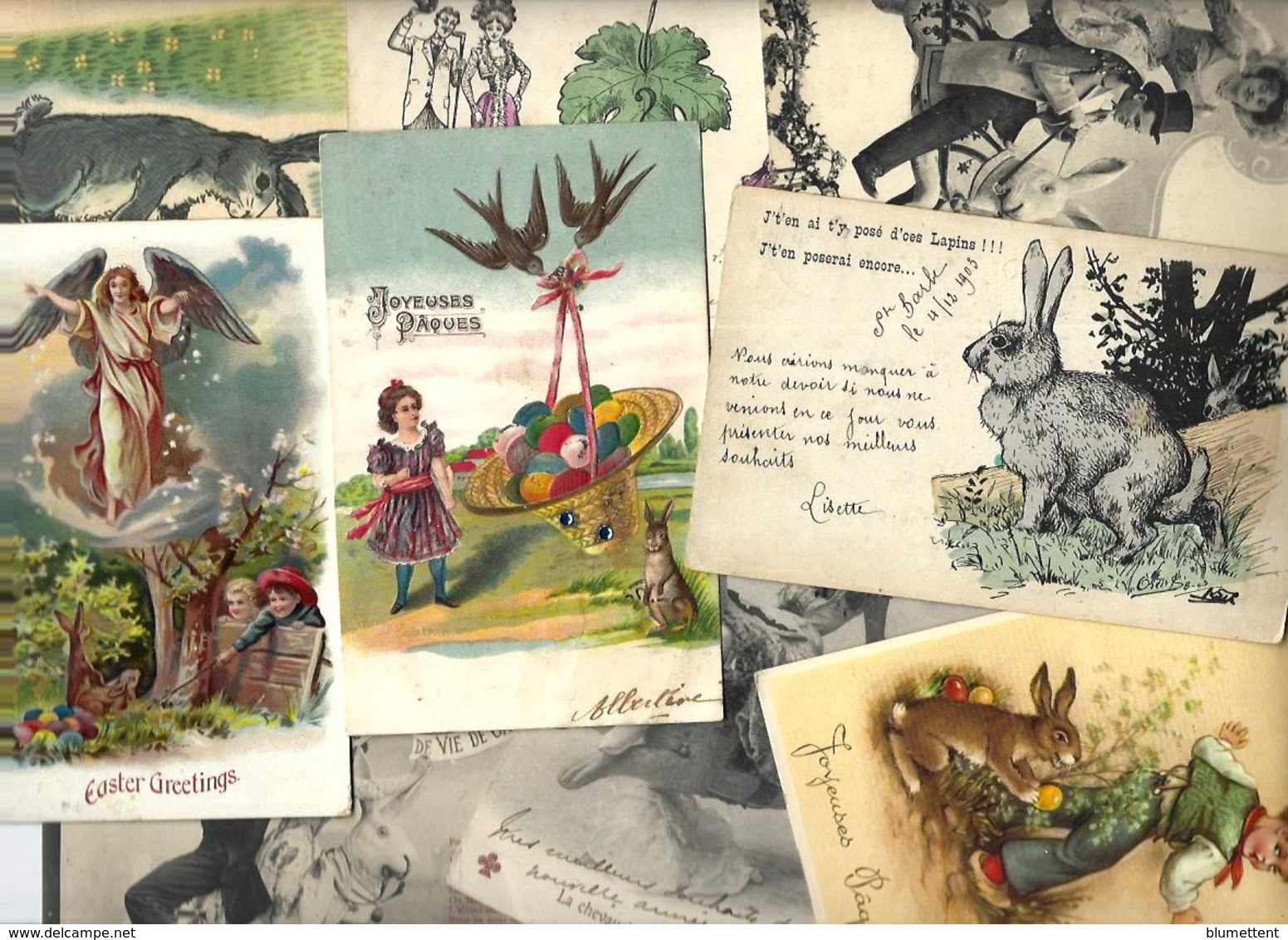 Lot 1992 De 10 CPA Lapins Bunny Déstockage Pour Revendeurs Ou Collectionneurs - 5 - 99 Postcards