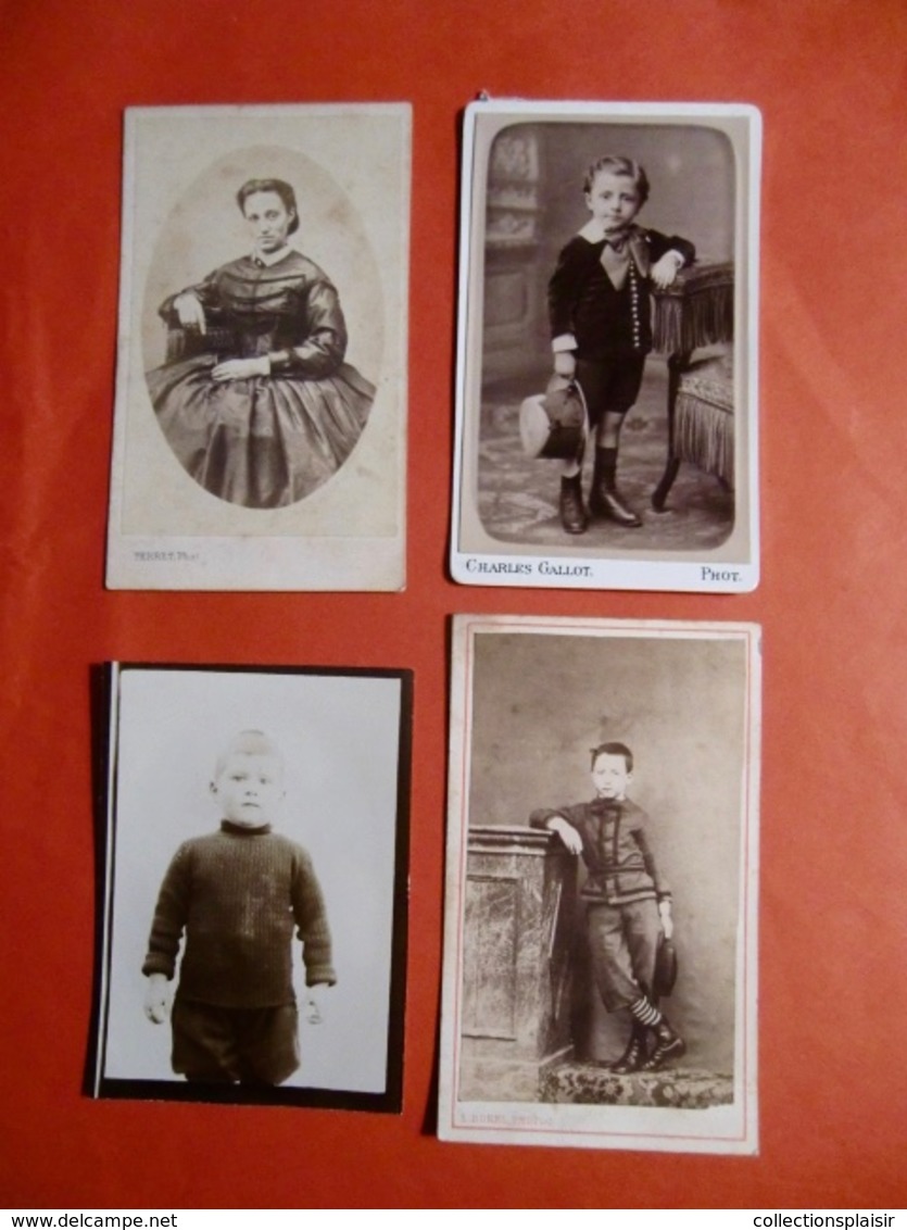 + 75 PHOTOS AVANT 1900 DE LA MEME FAMILLE ISSUES D'UN ALBUM