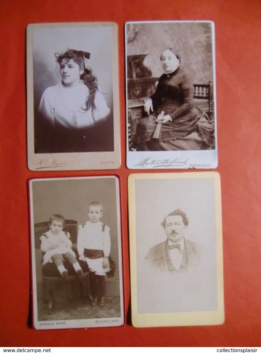 + 75 PHOTOS AVANT 1900 DE LA MEME FAMILLE ISSUES D'UN ALBUM