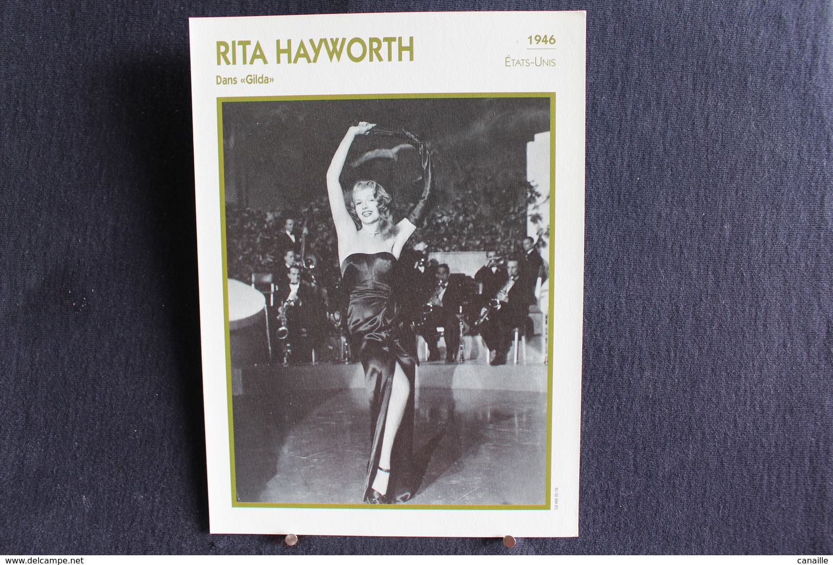 Sp-Actrice/ 1946 - Rita Hayworth - Américaine, Née En 1918 à New York Et Morte En 1987 Dans La Même Ville - Schauspieler