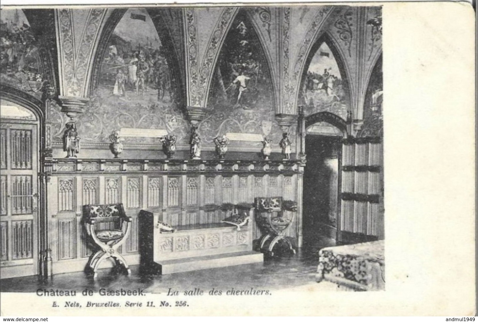 Château De GAESBEEK-GAASBEEK - La Salle Des Chevaliers - Carte Précurseur N'ayant Pas Circulé - Nels, Série 11, N° 256 - Lennik