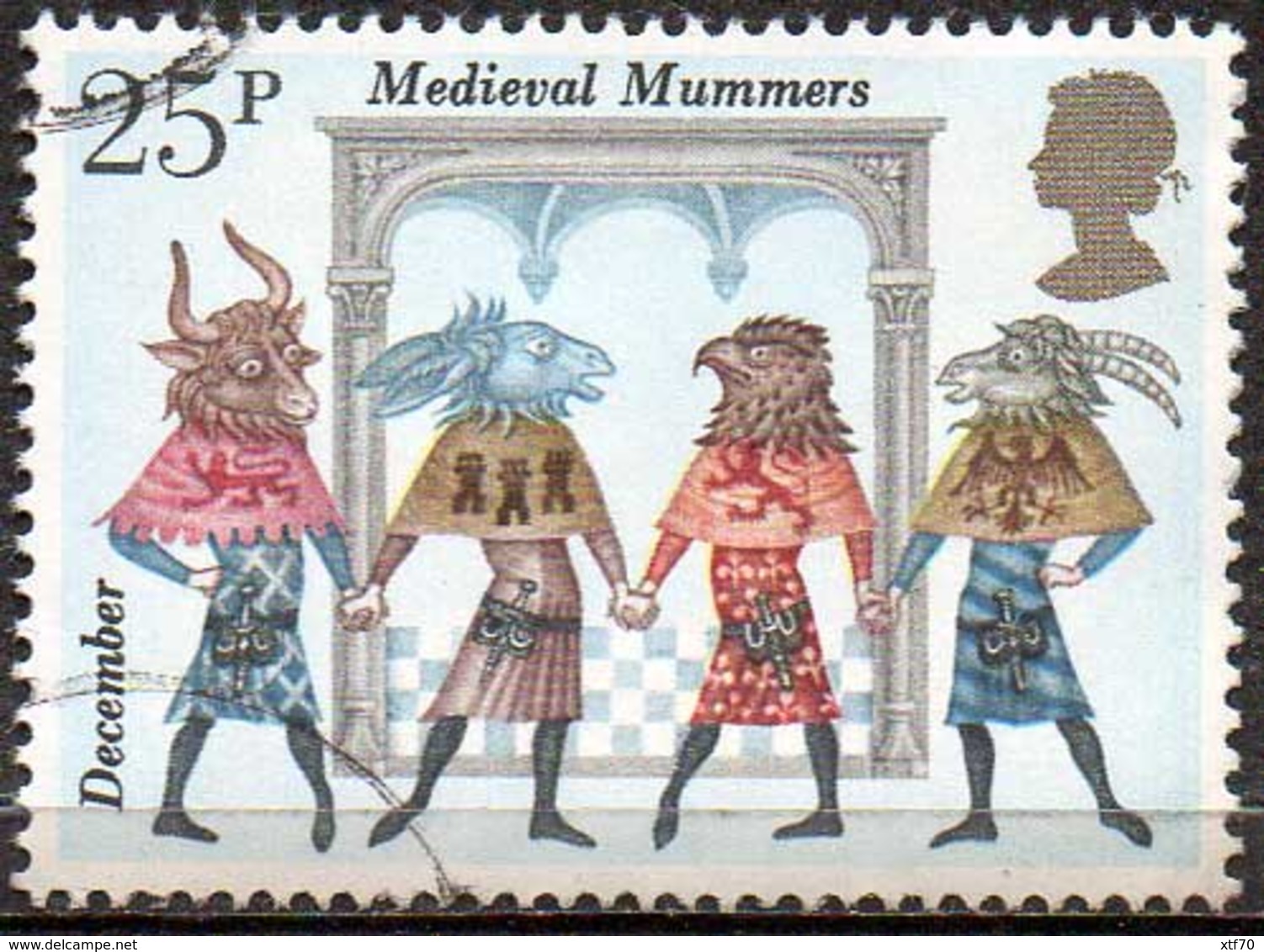 GREAT BRITAIN 1981 Folklore: 25p Medieval Mummers - Used Stamps