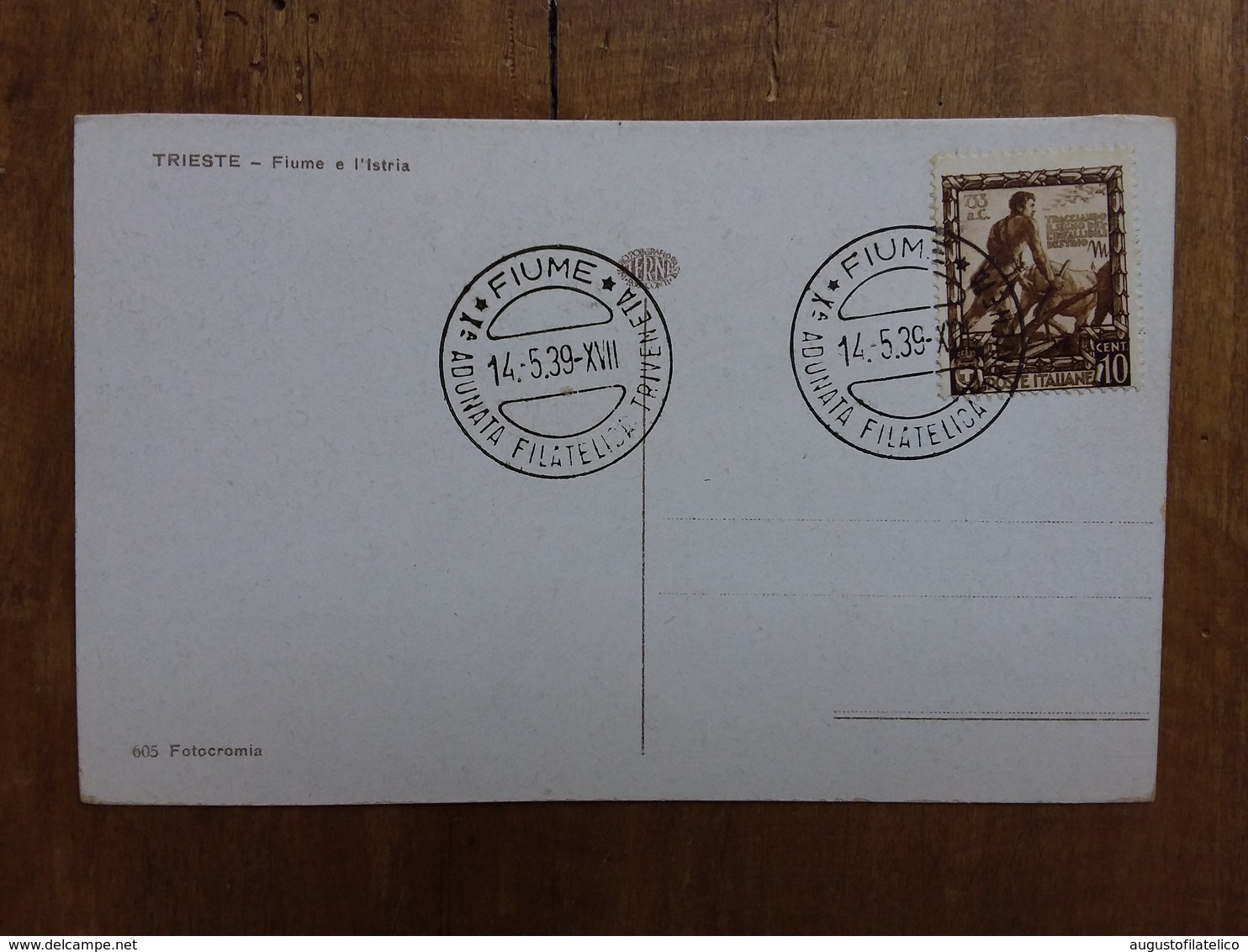 REGNO - Marcofilia - 1° Adunata Filatelica Fiume 1939 + Spese Postali - Interi Postali