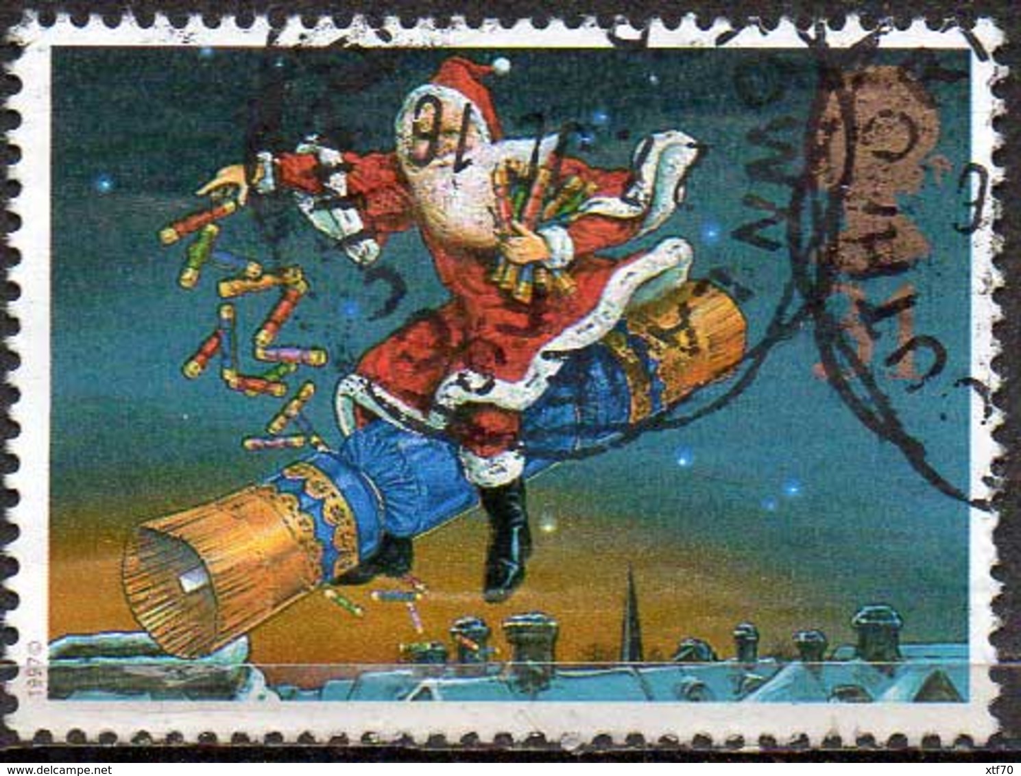 GREAT BRITAIN 1997 Christmas: 31p Father Christmas Riding Cracker - Used Stamps