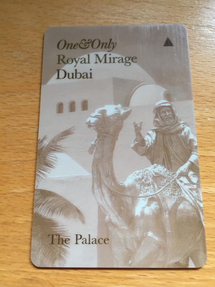 Hotelkarte Room Key Keycard Clef De Hotel Tarjeta Hotel ROYAL MIRAGE DUBAI  THE PALACE - Non Classés