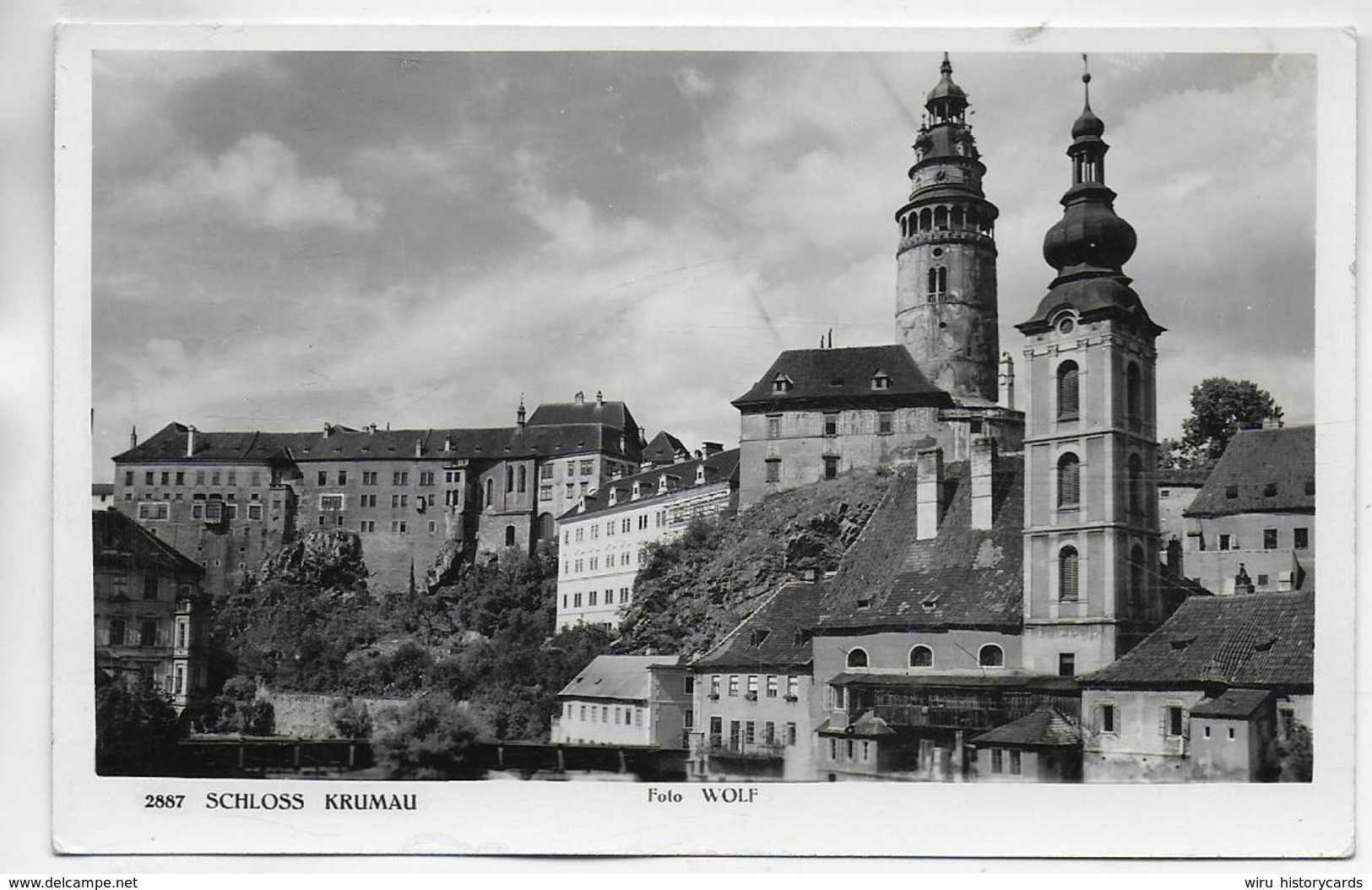 AK 0302  Schloss Krumau - Foto Wolf Um 1939 - Tschechische Republik