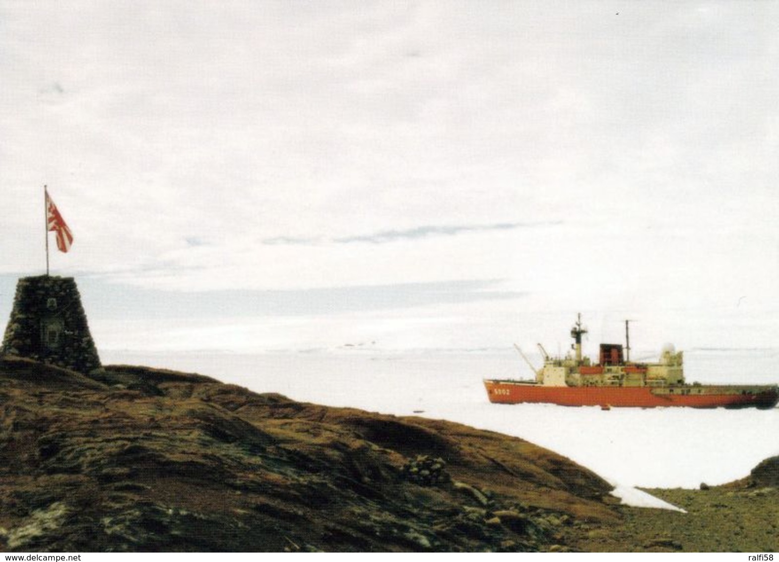 6 AK Antarctica Antarktis * Forschungsstation Showa Base (Japan) Schiffe, Flugzeug, Eisbrecher Und Landschaften * - Sonstige & Ohne Zuordnung