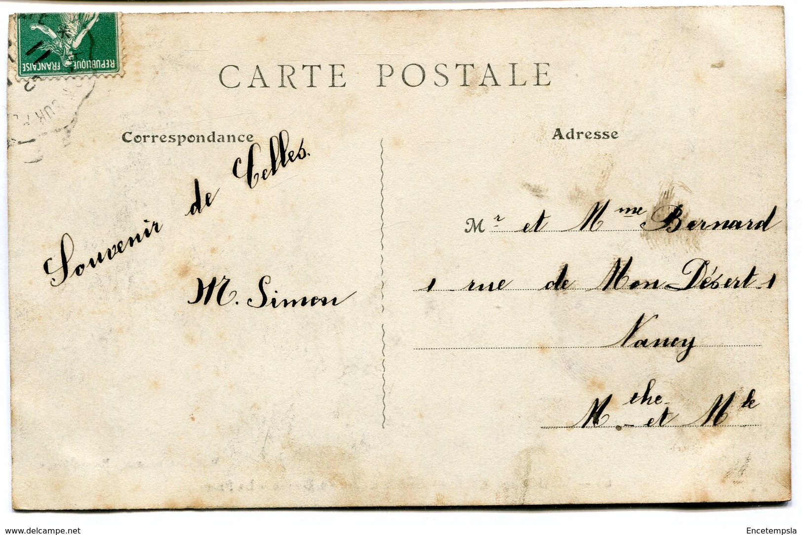 CPA - Carte Postale - France - Vallée De Celles - Sur La Route Du Donon - La Frontière - 1911 (I9706) - Autres & Non Classés