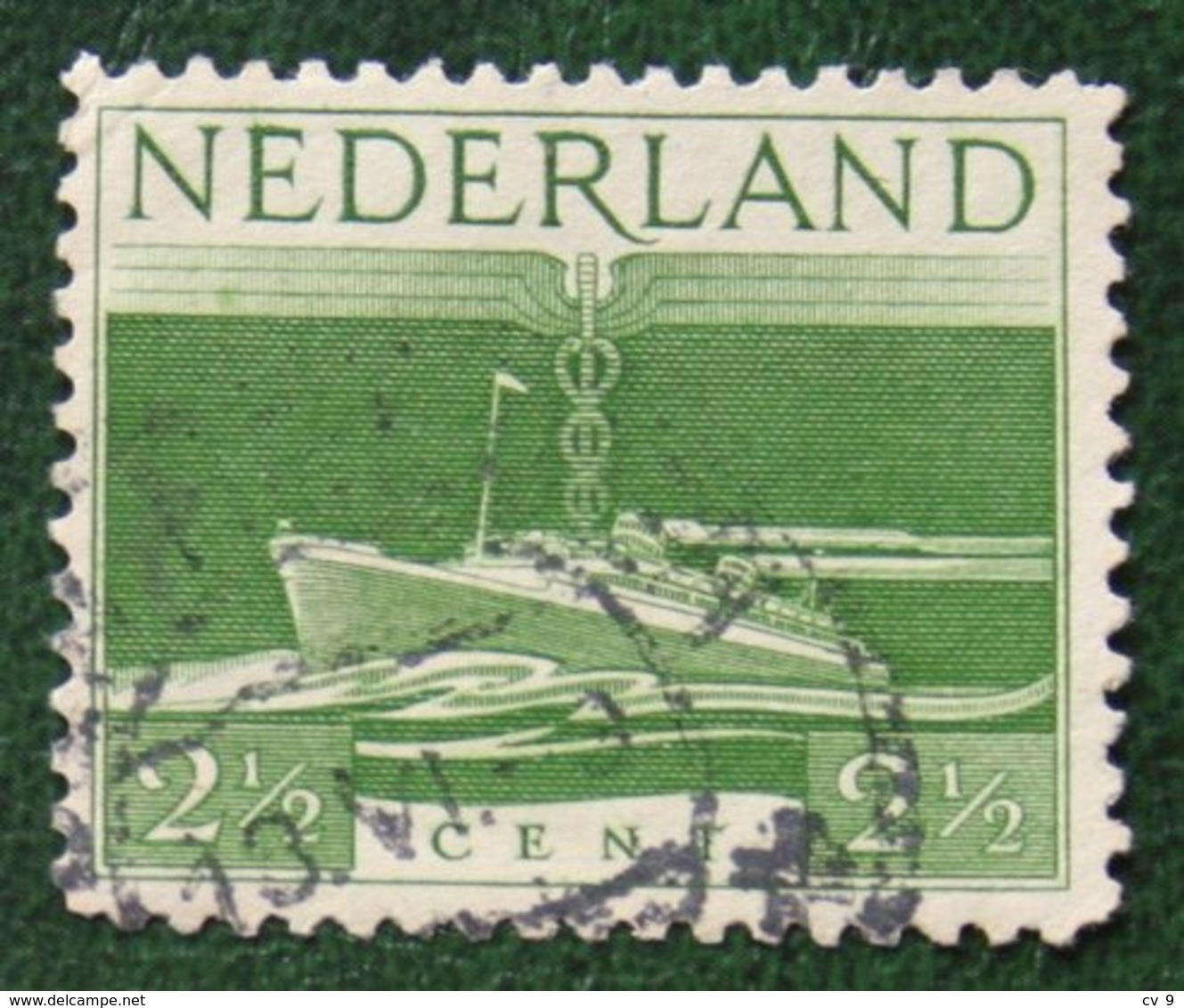 2 1/2 Ct Bevrijdingszegel NVPH 429 (Mi 429) 1944-1946 Gestempeld / Used NEDERLAND / NIEDERLAND - Gebraucht