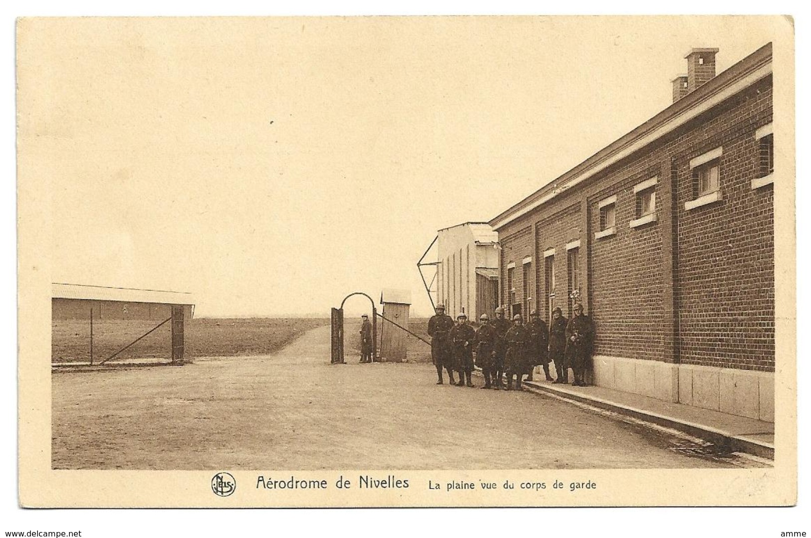 Nivelles   *  Aérodrome De Nivelles - La Plaine Vue Du Corps De Garde - Nijvel