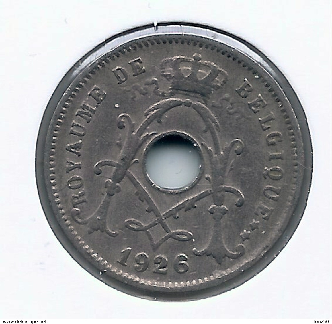 ALBERT I * 5 Cent 1926 Frans * Nr 9924 - 5 Centimes