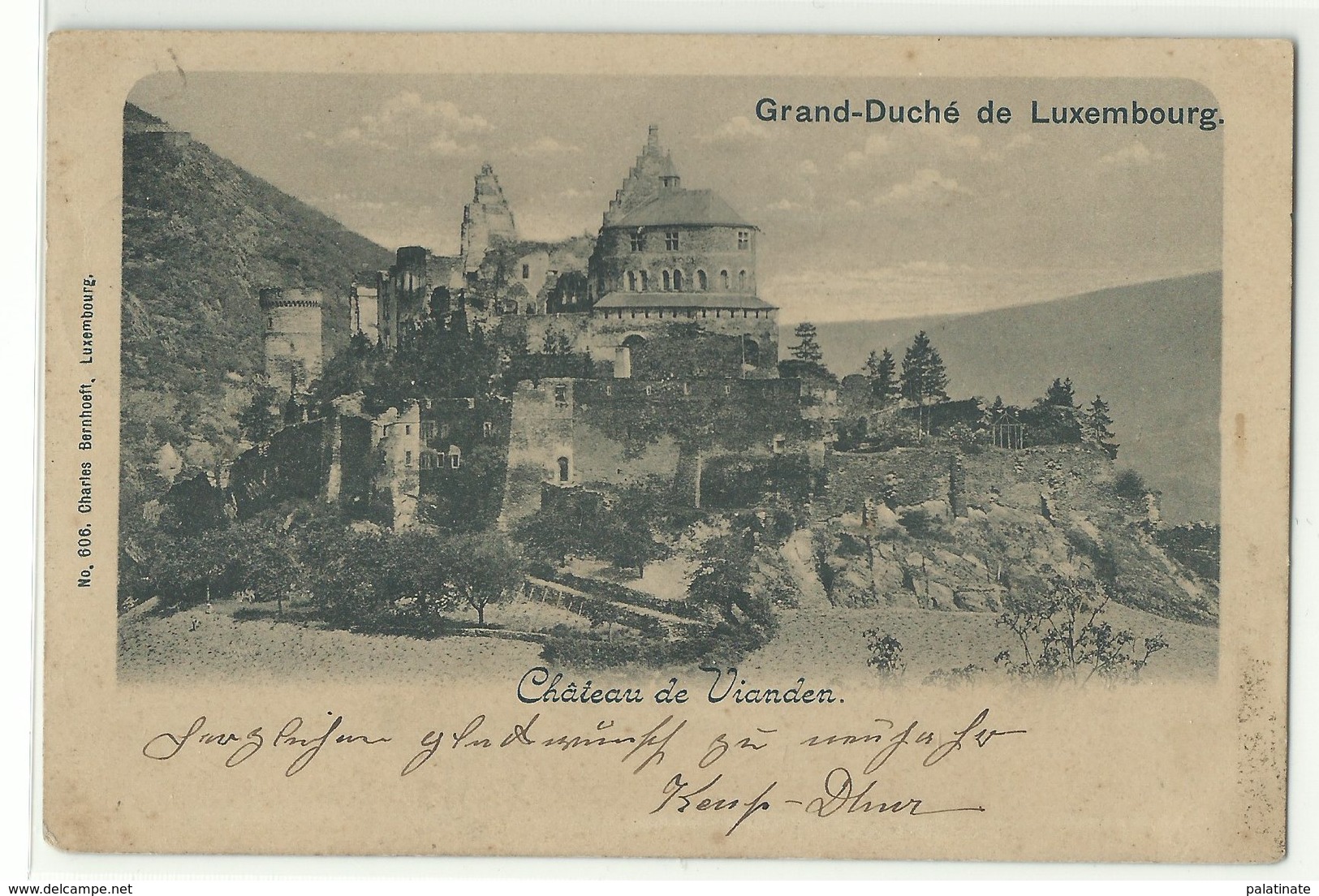 Vianden Chateau 1901 - Vianden