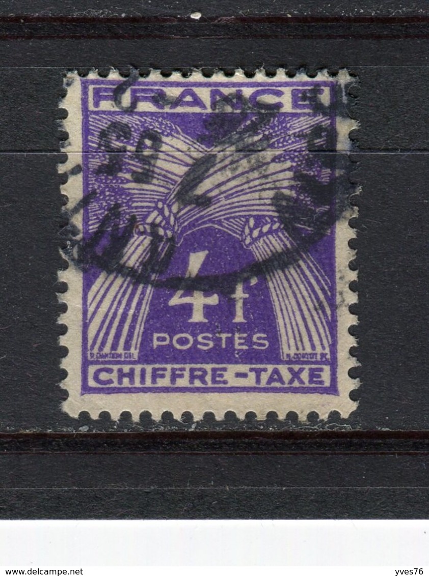 FRANCE - Y&T Taxe N° 74° - Type Gerbe - 1859-1959 Used