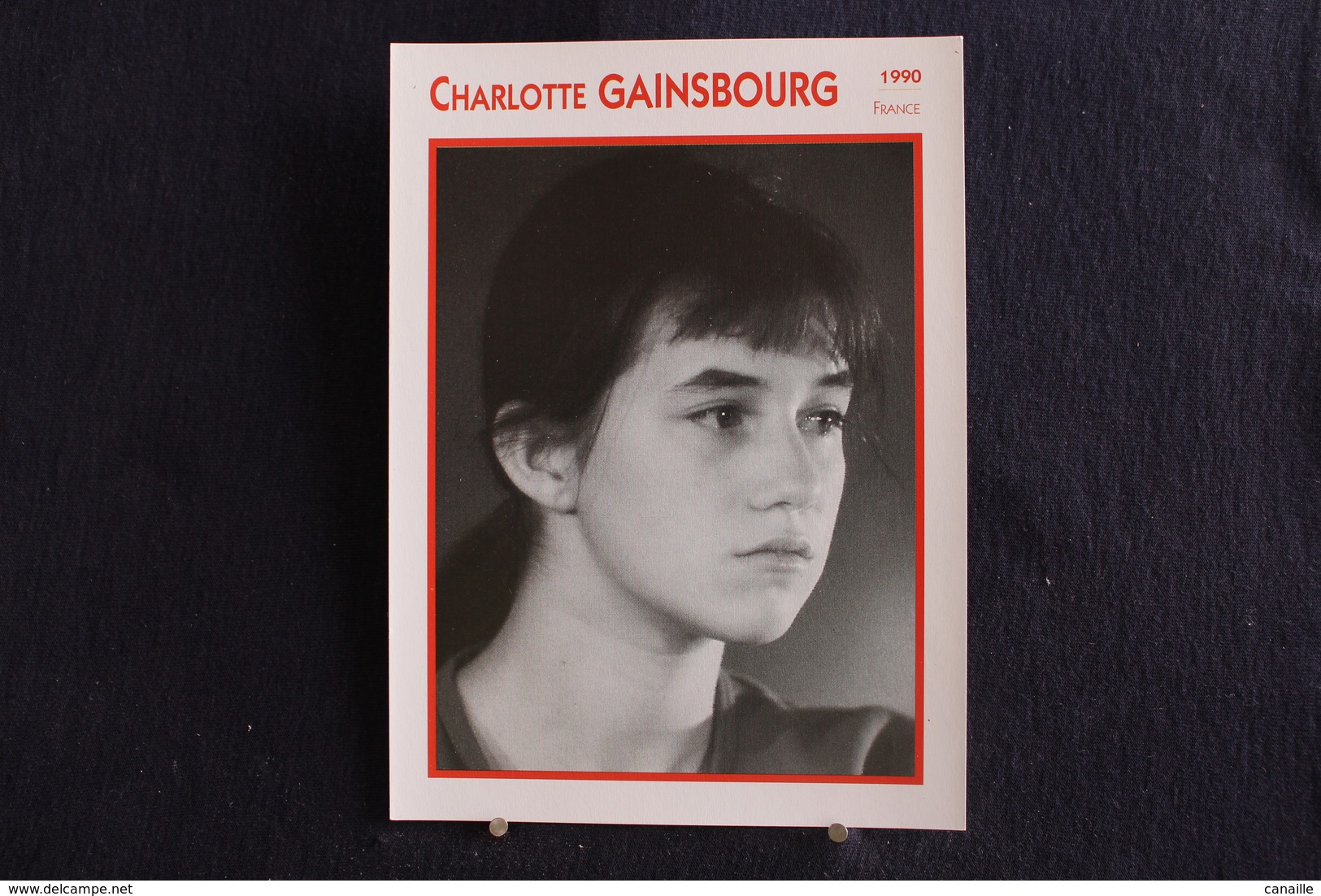 Sp-Actrice,Française -1990 -     Charlotte Gainsbourg, Née En 1971 à Londres (Royaume-Uni), Est Une Actrice Et Chanteuse - Acteurs