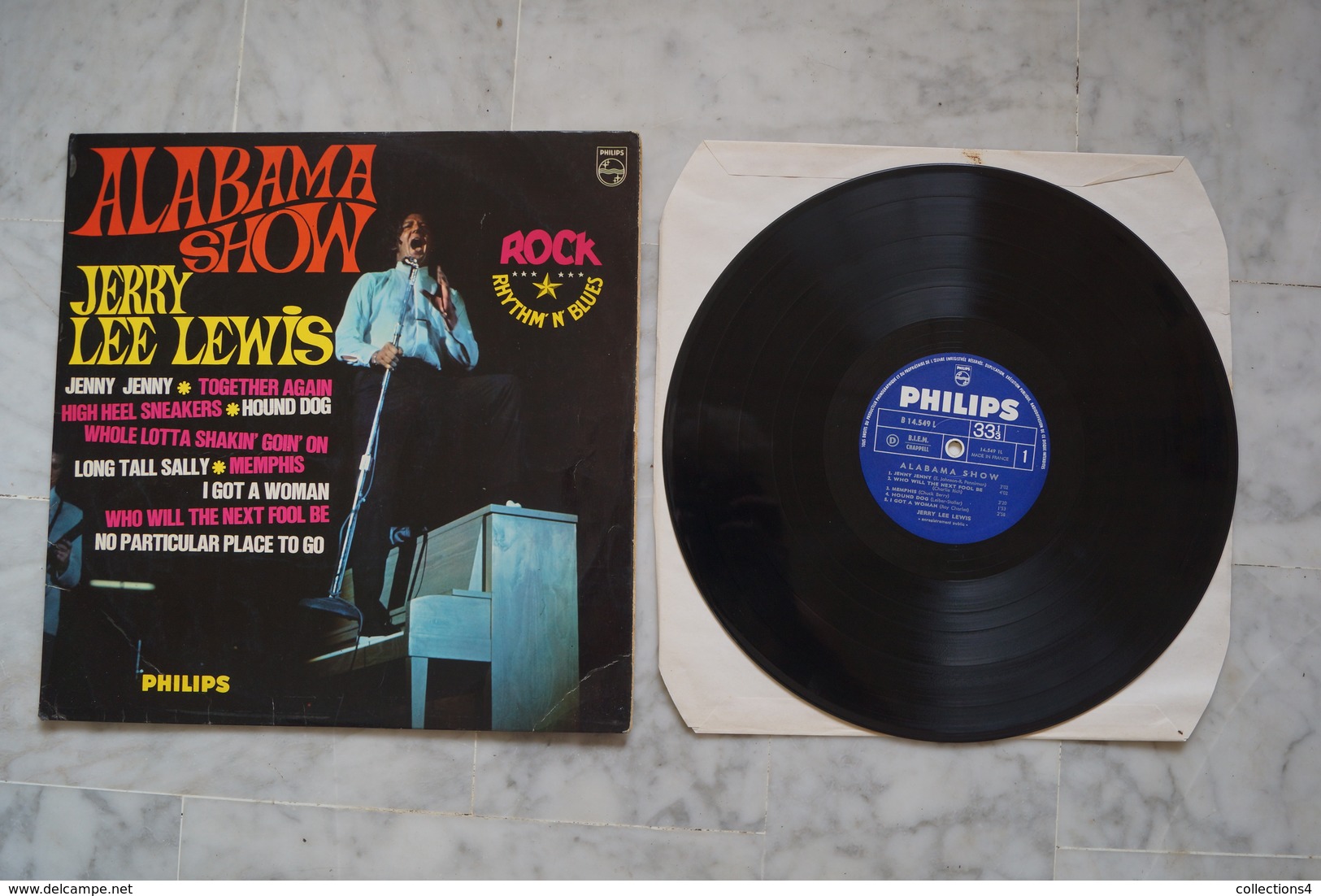 JERRY LEE LEWIS ALABAMA SHOW LP  1964 VALEUR + - Rock