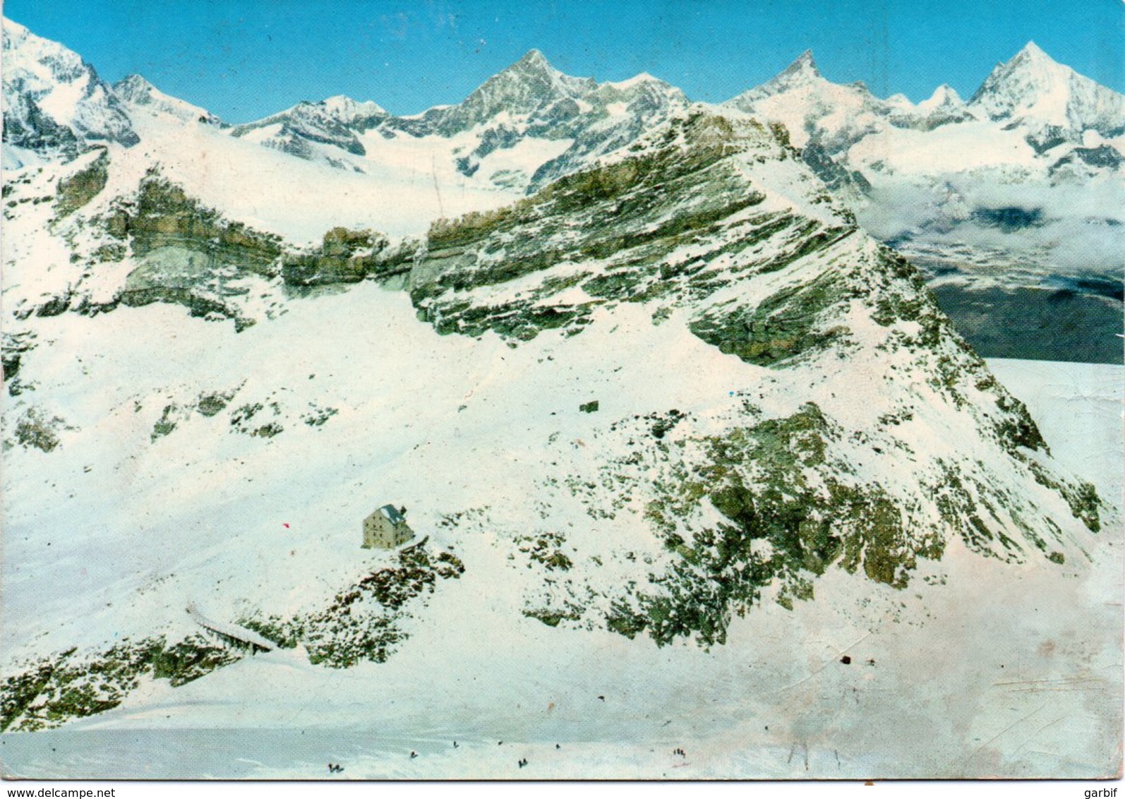 Valle D' Aosta - Cervinia Beuil - Rifugio Del Teodulo - Campi Da Sci - Fg ( Tracce Di Umidità Al Retro ) - Altri & Non Classificati