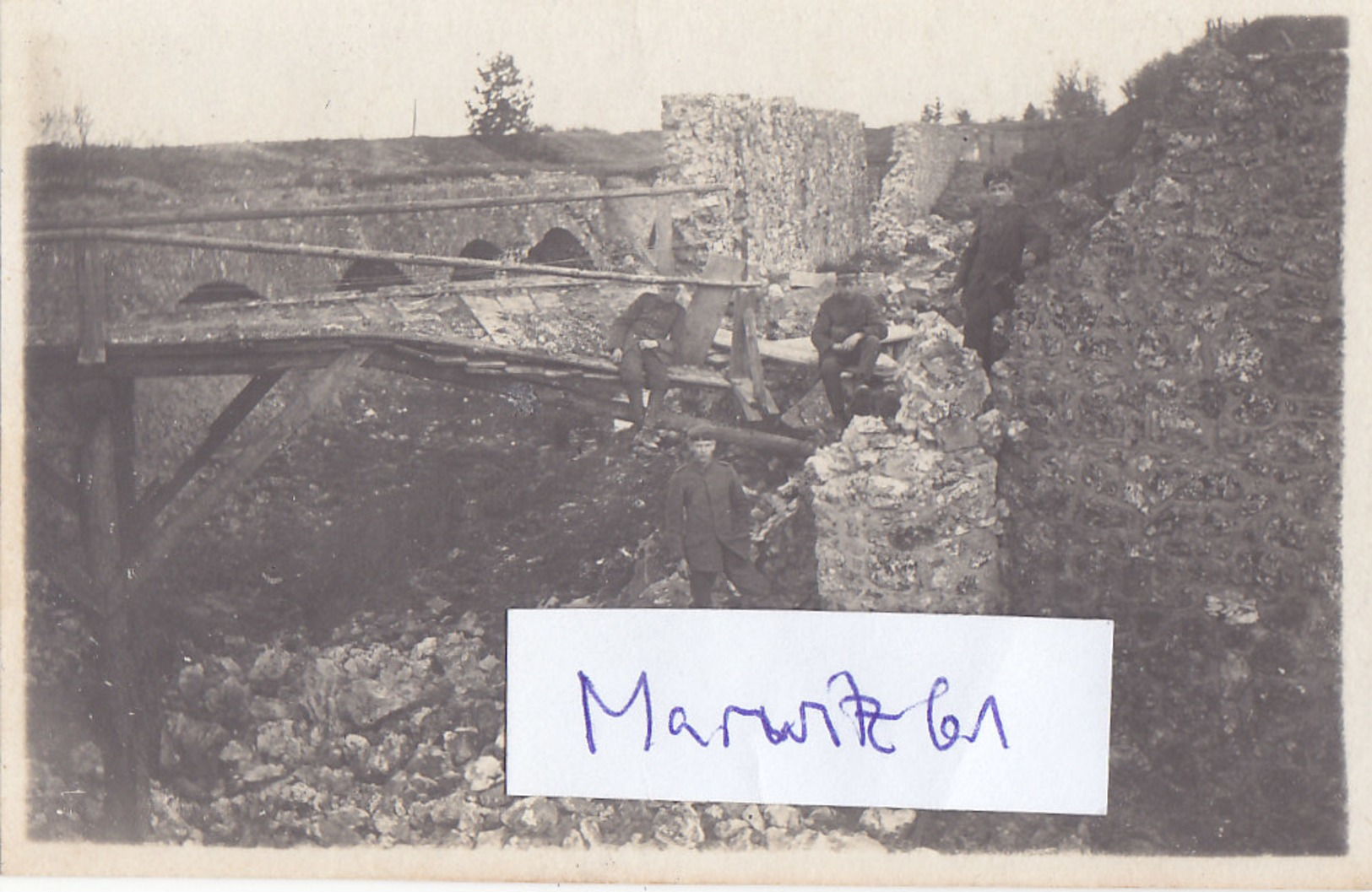 51 Nogent L'Abbesse Fort Bei Reims Festung 1918 1.Weltkrieg Ww1 14-18 German Soldier - Other & Unclassified