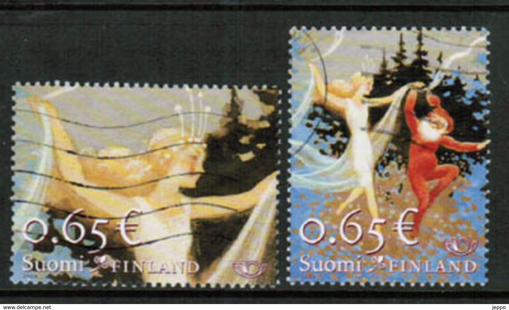 2006 Finland, Nordic Mythology Complete Set Used. - Used Stamps