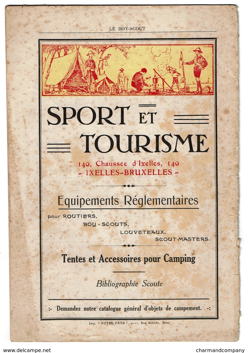 Le Boy Scout - Revue mensuelle n° 94 - Juin 1926 - HERGE Georges Remi - En l'Etat ! 8 scans
