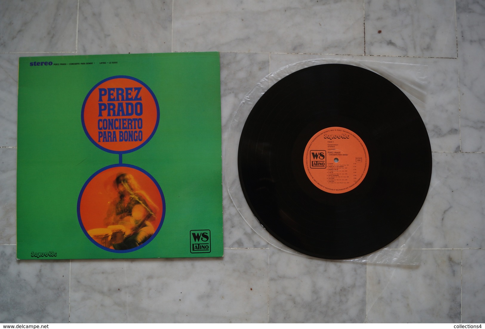 PEREZ PRADO CONCIERTO PARA BONGO LP  1969 JAZZ LATIN VALEUR + - Jazz