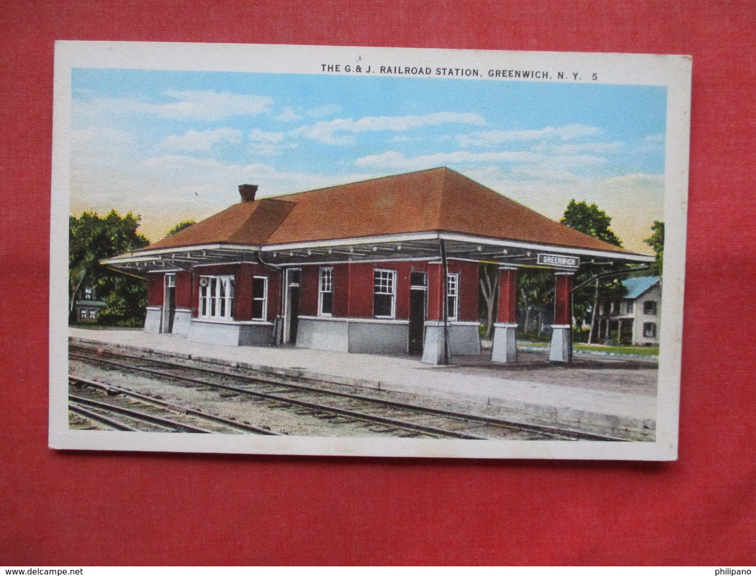 The G & J Railroad Station  Greenwich New York >   >  Ref    3557 - Other & Unclassified