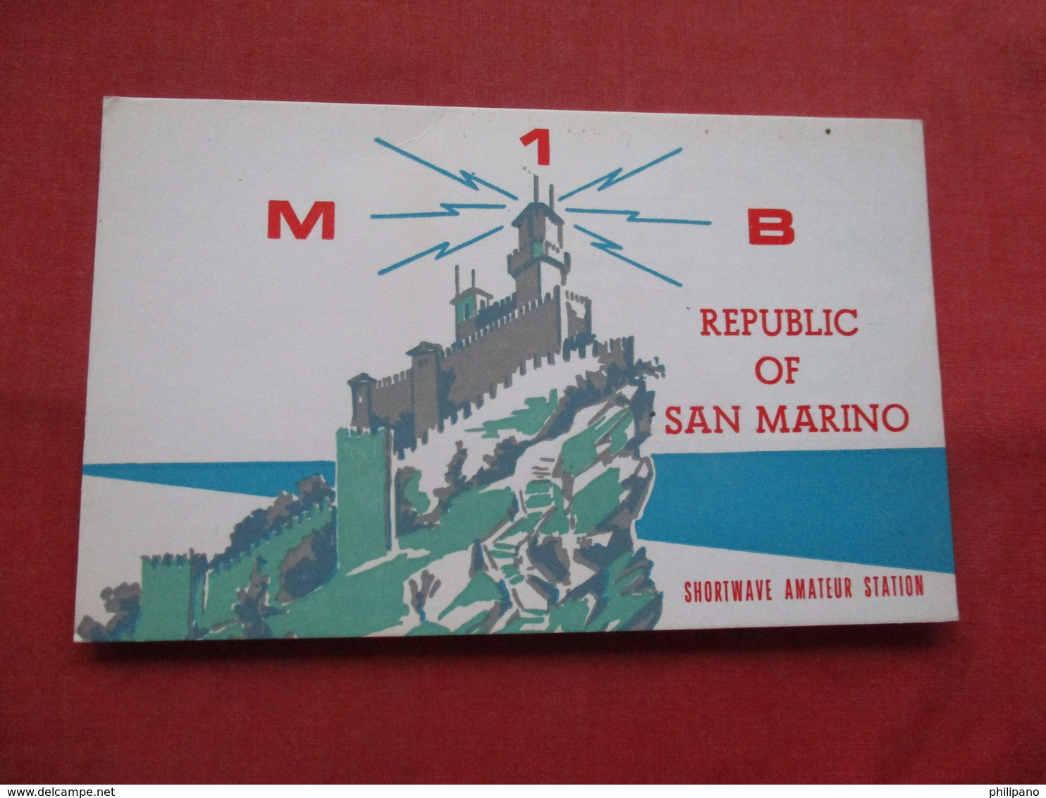 Shortwave Amateur Station  M 1 B   Republic Of San Marino  >  Ref    3557 - San Marino