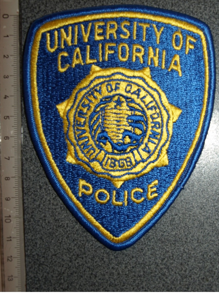 ECUSSON TISSUS   POLICE   US     UNIVERSITY   OF CALOIFORNIA - Patches