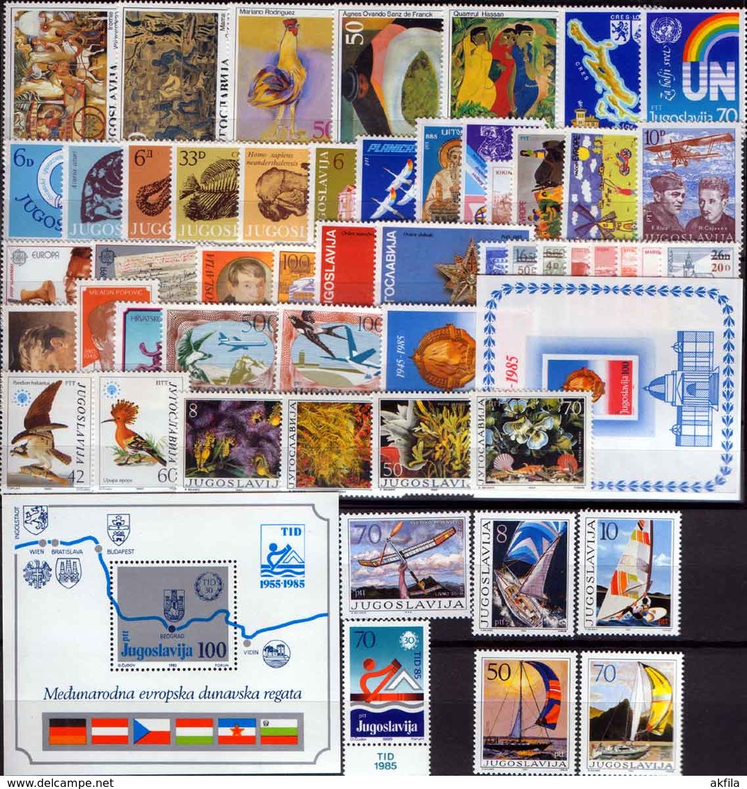 Yugoslavia 62 complete years from 1945 till 2006, MNH (**)