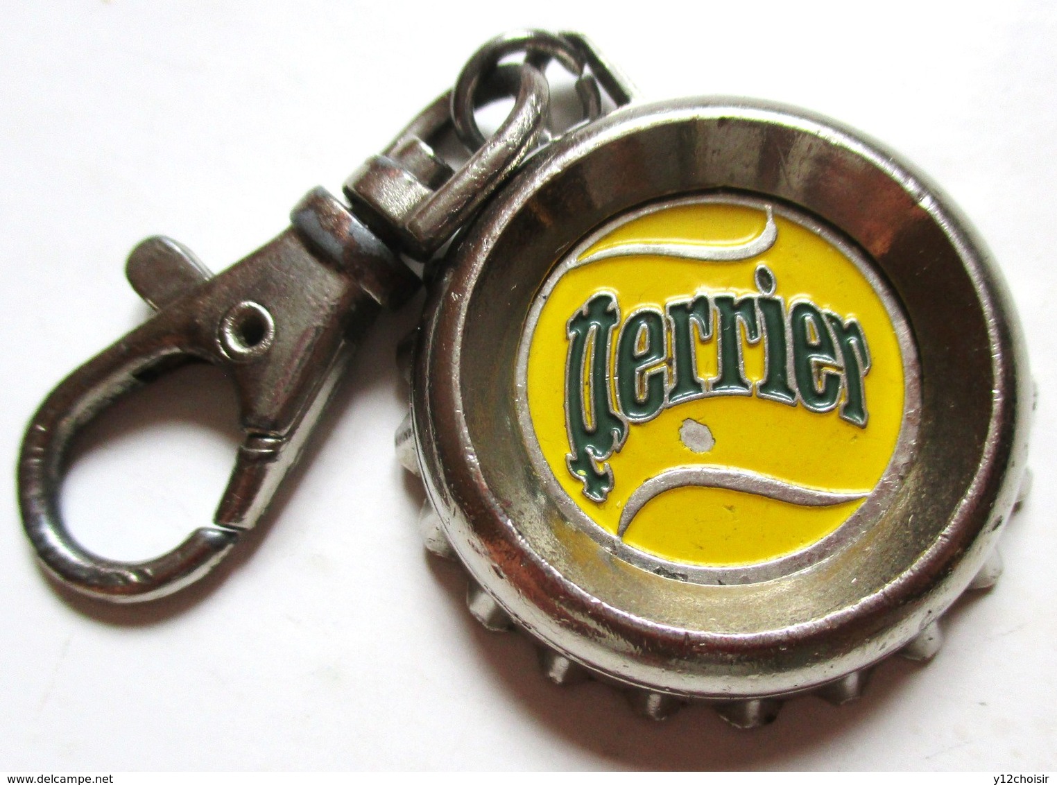 JETON DE CADDIE PORTE-CLEFS PERRIER BALLE DE TENNIS - Perrier