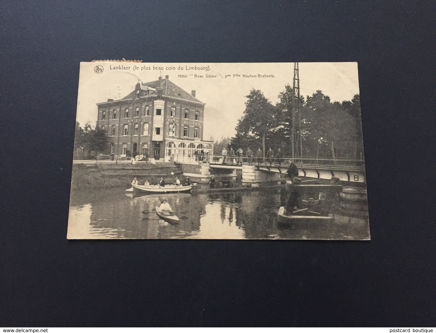 Lanklaer - Hotel Beau Sejour - Postzegel - Timbre - Olympiade 1920 - Antwerpen - Dilsen-Stokkem