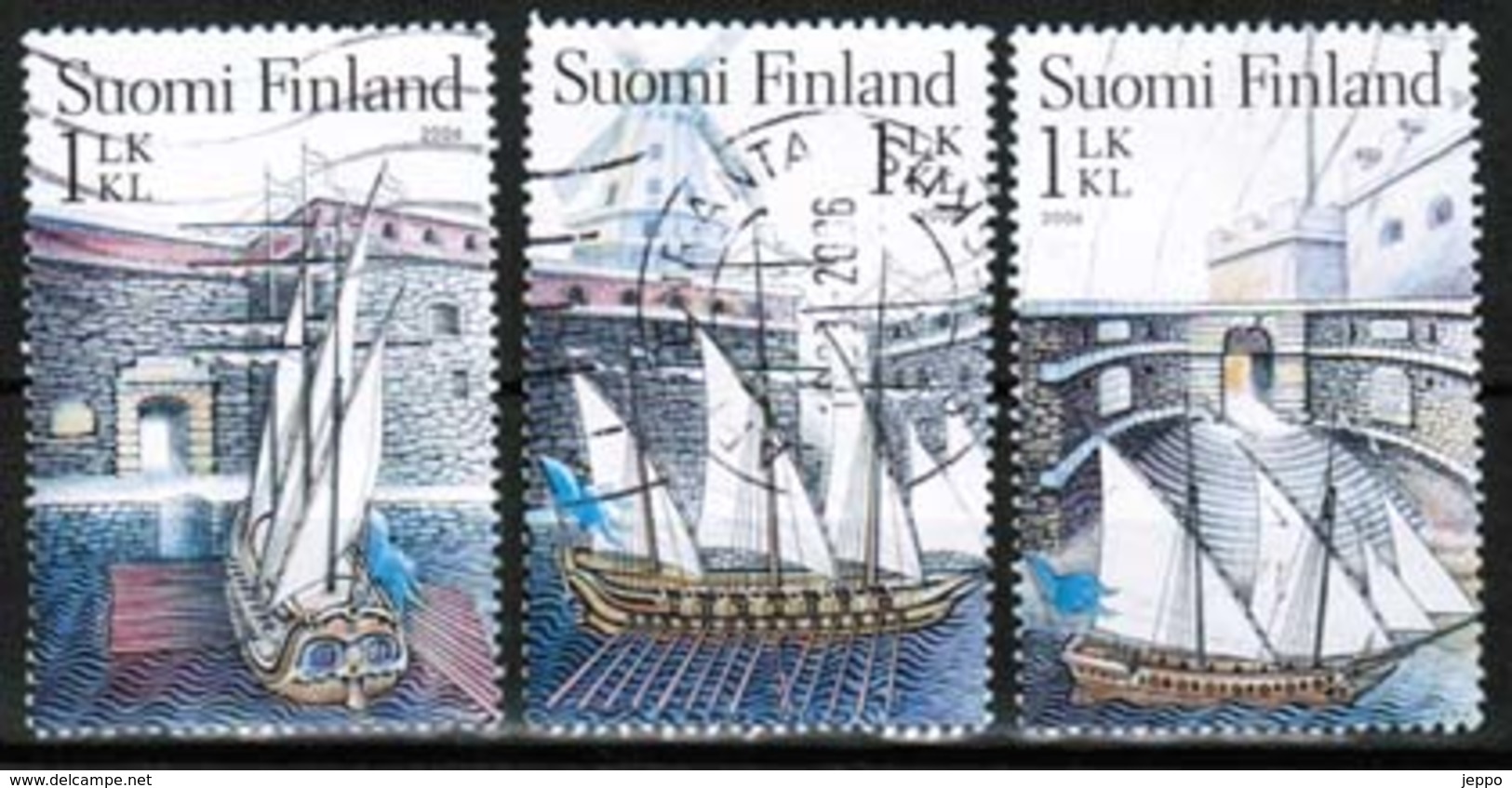 2006 Finland, Suomenlinna - Sveaborg, Complete Used Set. - Used Stamps