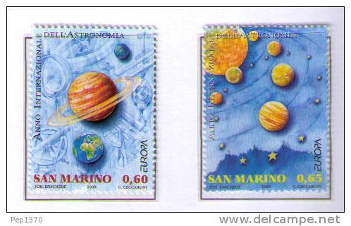 SAN MARINO  2009 - EUROPA - 2 SELLOS - Nuevos