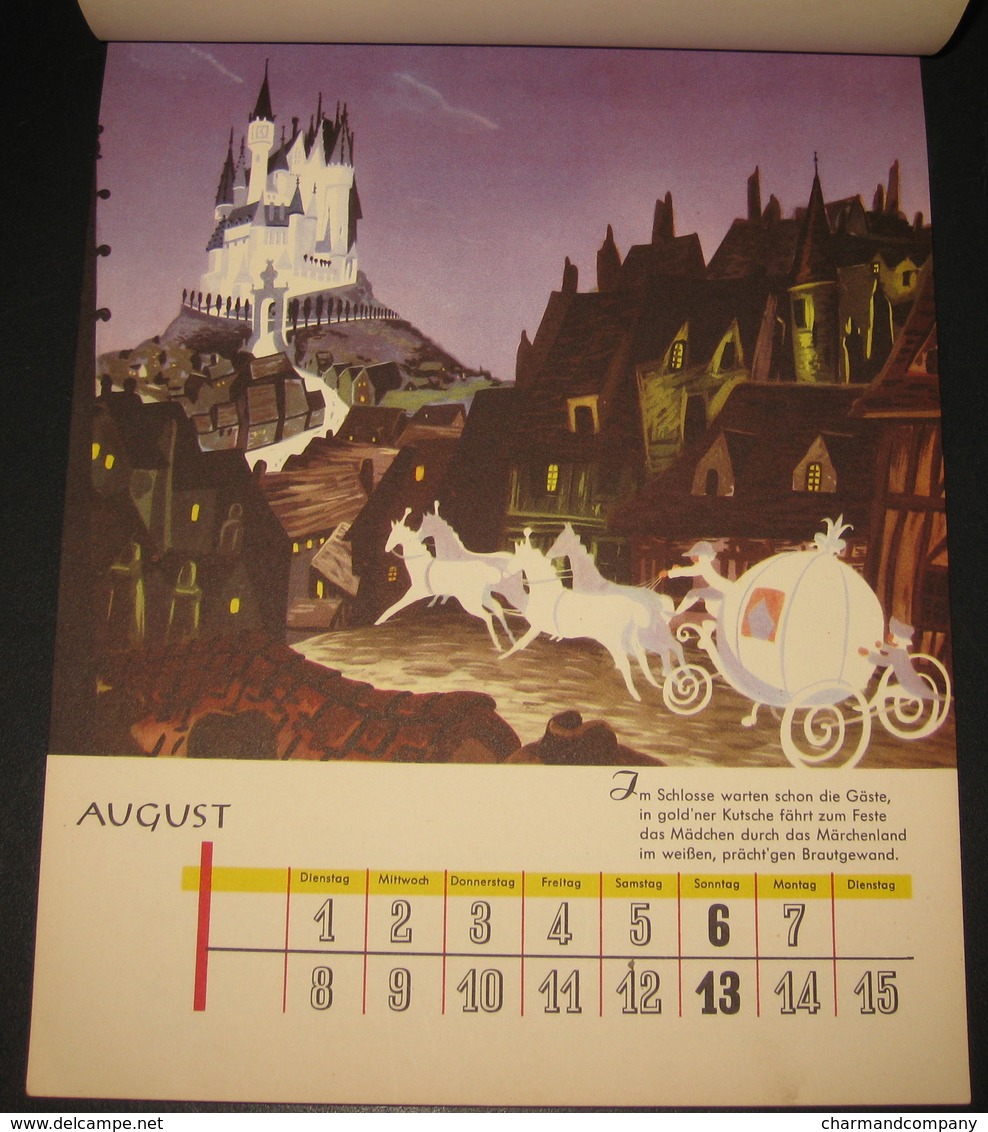 Calendrier Walt Disney 1961 - Micky-Maus - Mickey Kalender 1961 - 24 illustrations - 25 scans