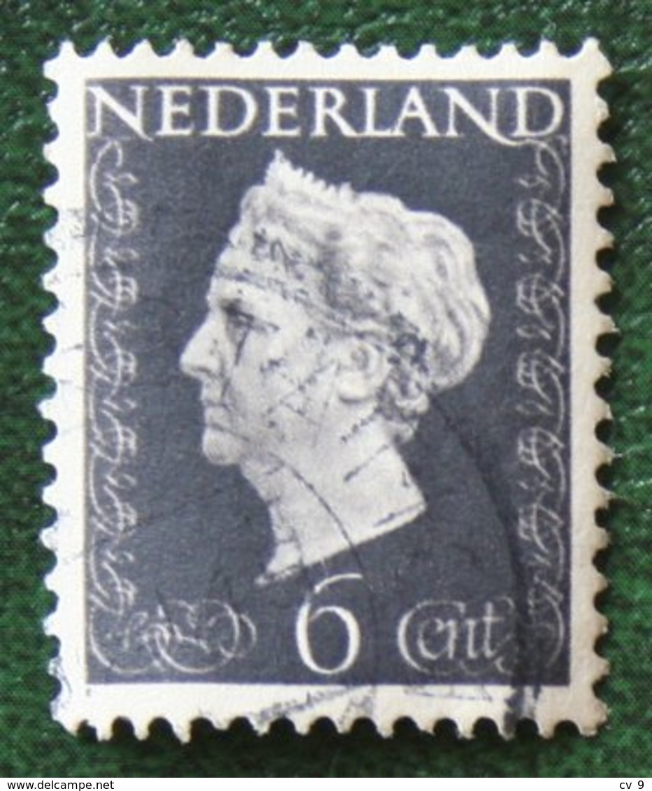 6 Ct Koningin Wilhelmina NVPH 475 (Mi 478) 1947 -1948 Gebruikt / Used NEDERLAND / NIEDERLANDE - Gebraucht