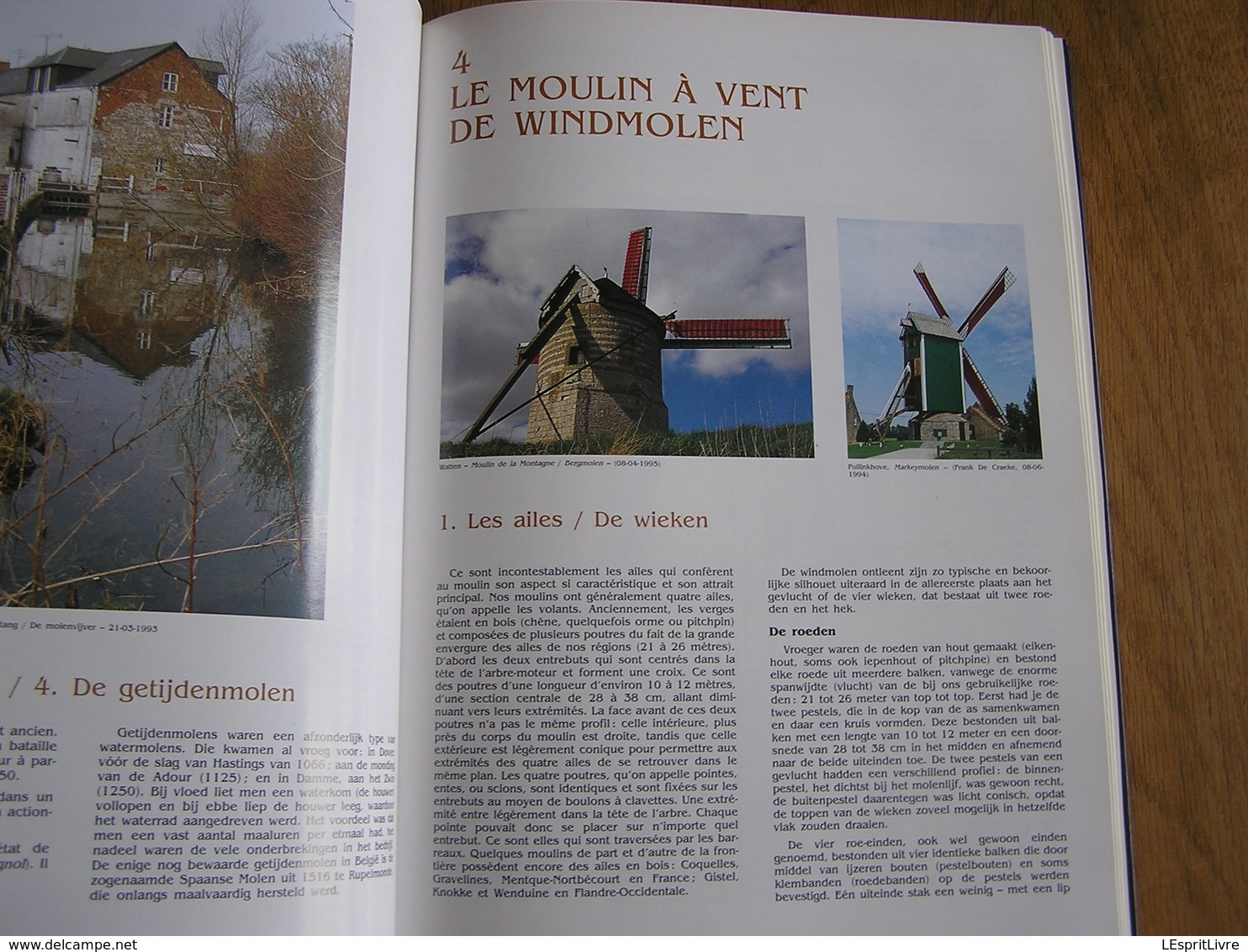 TRAVAILLER AU MOULIN WERKEN MET MOLENS Régionalisme Flandres Belgique Nord Pas de Calais Technique Moulins Vent Eau