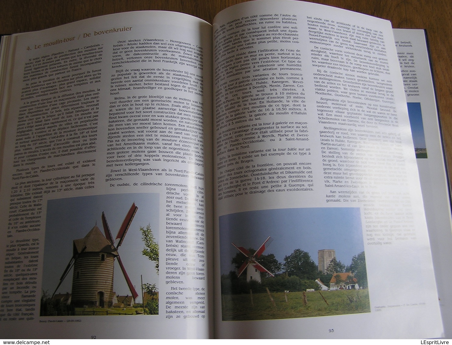 TRAVAILLER AU MOULIN WERKEN MET MOLENS Régionalisme Flandres Belgique Nord Pas de Calais Technique Moulins Vent Eau