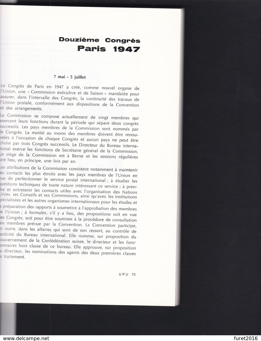 UNION  POSTALE UNIVERSELLE Par JOSE HENIN 253 Pages - Philatelie Und Postgeschichte