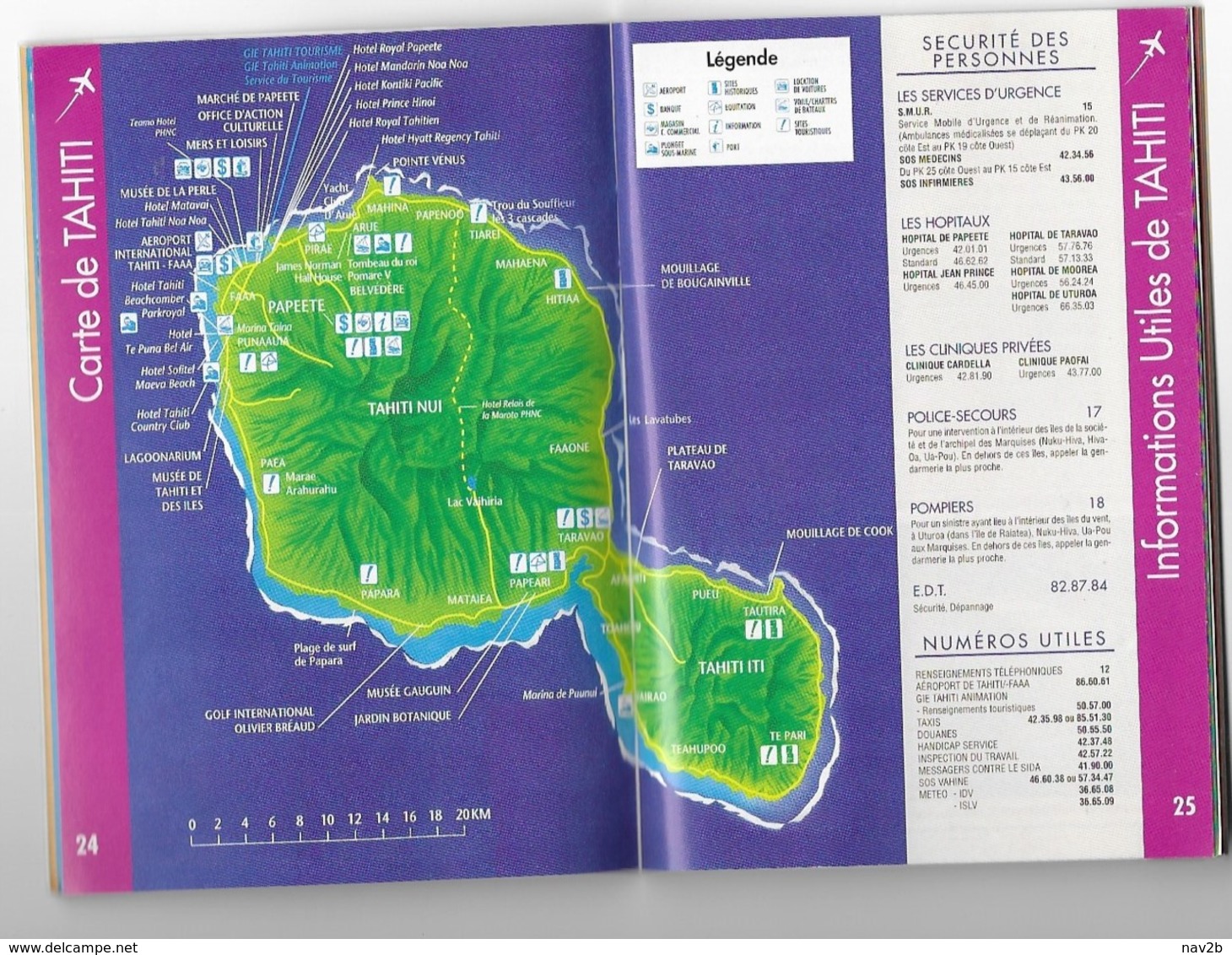 Guide Aéroports De POLYNESIE  1996/97 . ( 15 X 10,5 , 68 Pages . - Other & Unclassified