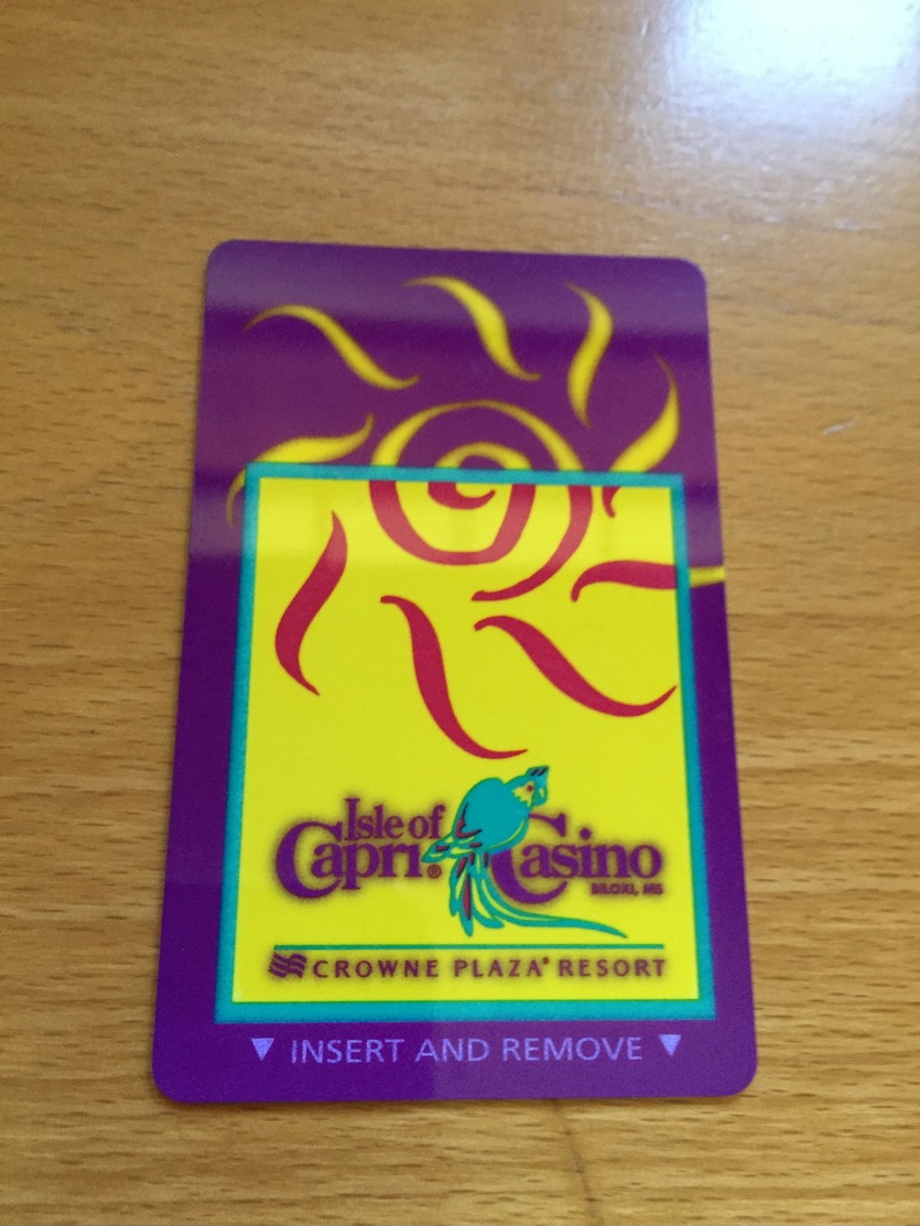 Hotelkarte Room Key Keycard Clef De Hotel Tarjeta Hotel  ISLE OF CAPRI CASINO CROWNE PLAZA  BILOXI - Non Classés