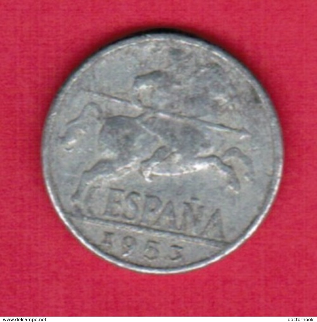 SPAIN   10 CENTIMOS 1953 (KM # 766) #5373 - 10 Céntimos