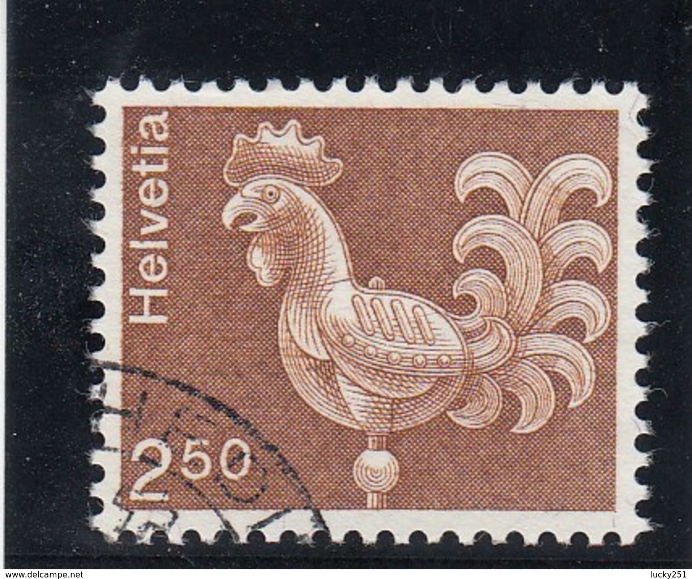 Suisse - 1975 - Oblit. - N° YT 991 - Coq - Usados