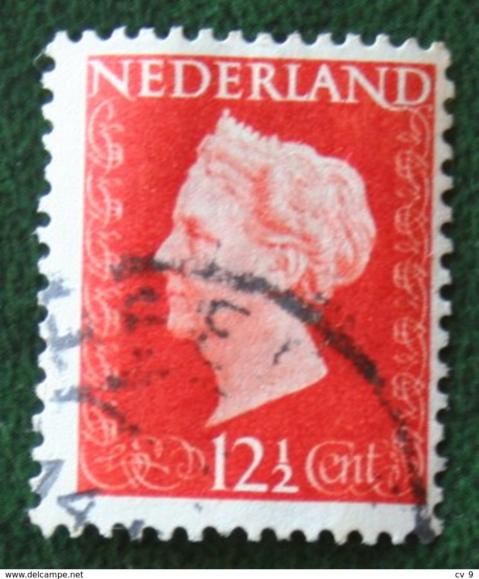 12 1/2 Ct Koningin Wilhelmina NVPH 479 (Mi 482) 1947 -1948 Gebruikt / Used NEDERLAND / NIEDERLANDE - Gebraucht