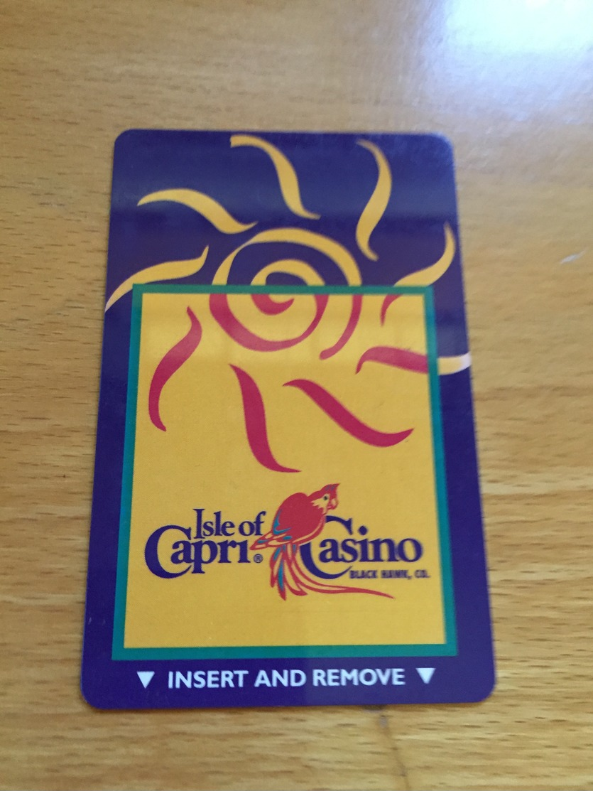 Hotelkarte Room Key Keycard Clef De Hotel Tarjeta Hotel  ISLE OF CAPRI CASINO  BLACK HAWK - Non Classés