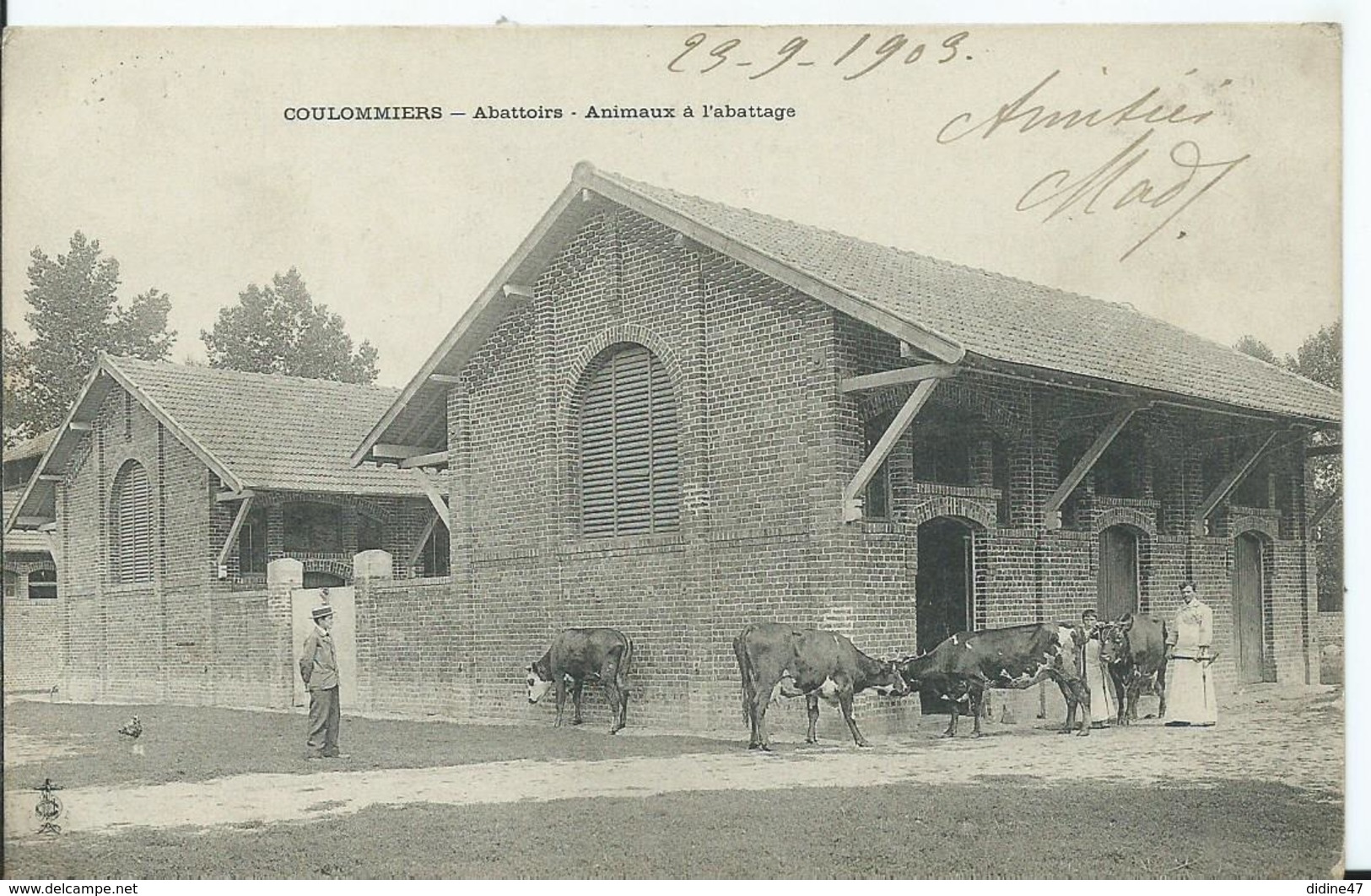 COULOMMIERS - Abattoirs - Animaux à L'abattage - Coulommiers