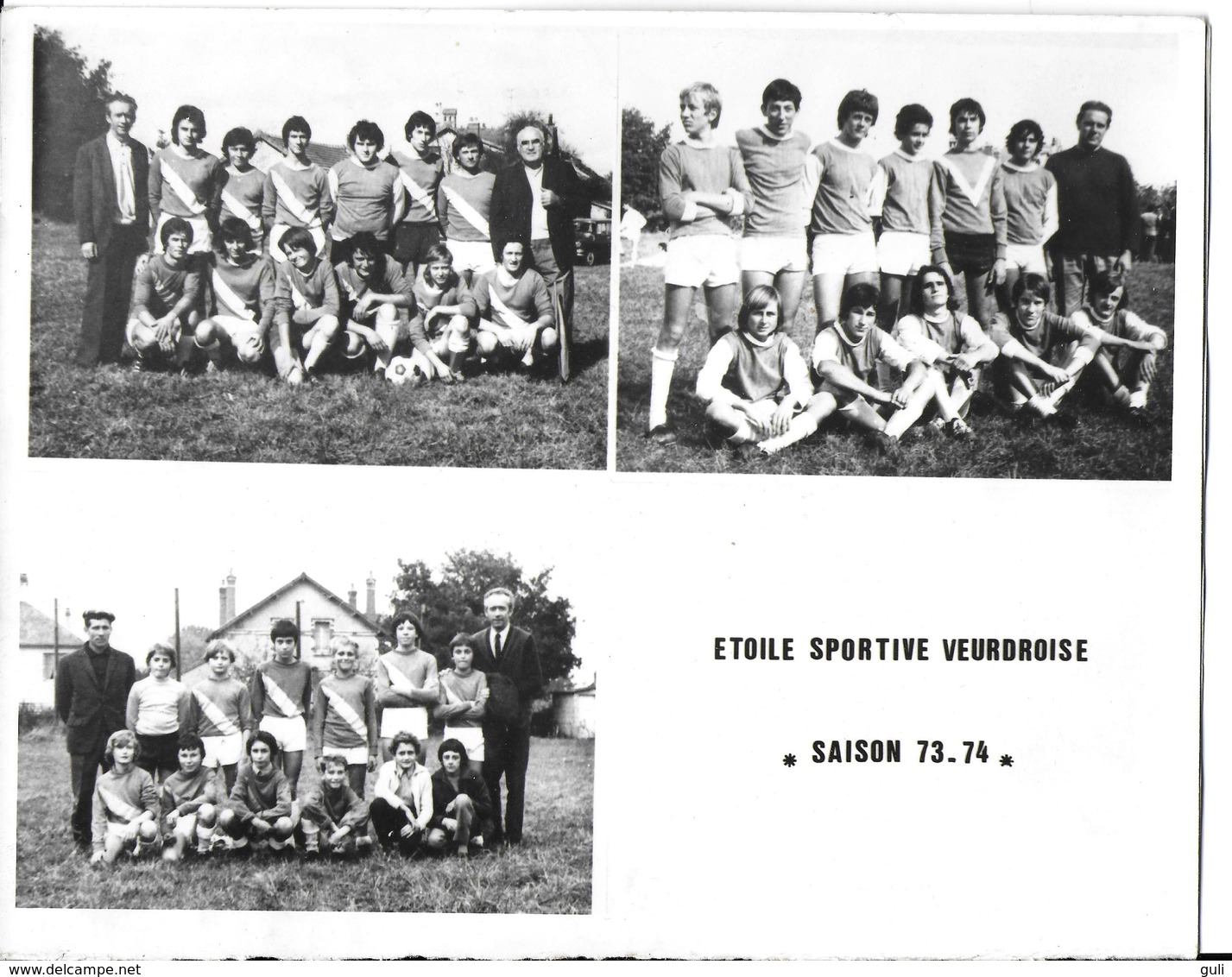 ETOILE SPORTIVE VEURDROISE Saison 73-74 / 03320 Le Veurdre (sport Foot-football)(1973-1974) - Sports