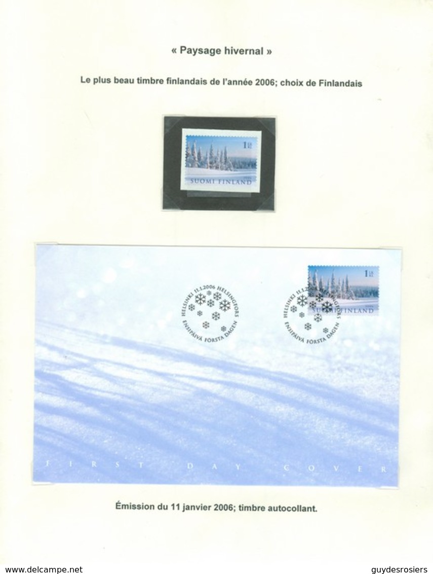 Neige / Snow; Flocons De Neige / Snow Flakes. Timbre émis / Stamp Issued 11 Jan. 2008. FRAIS De POSTE (6969) - Storia Postale