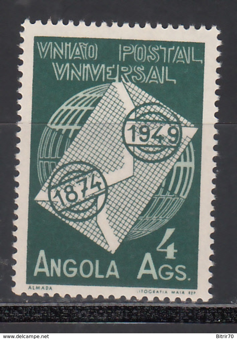 1949 Yvert Nº 322  MNH, 75º Aniversario De La U.P.U. - Angola