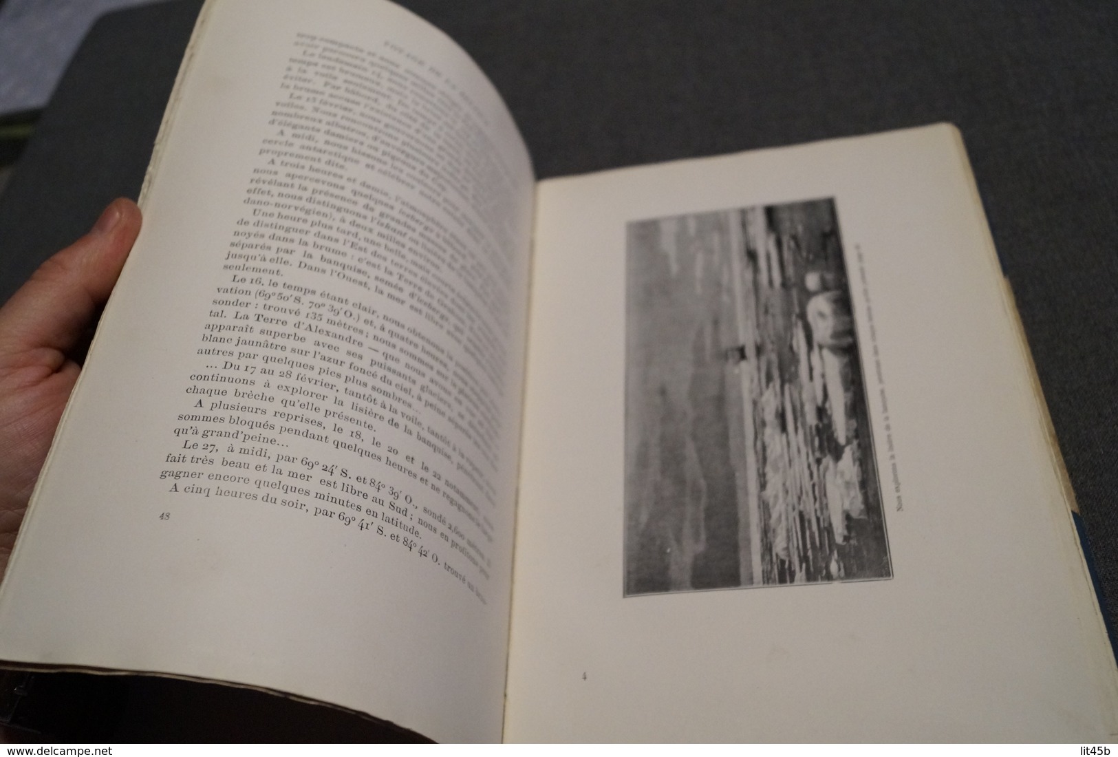 Voyage de la Belgica,par le commandant De Gerlache,1902,complet 95 pages,25,5 Cm / 17 Cm. Bateaux,RARE